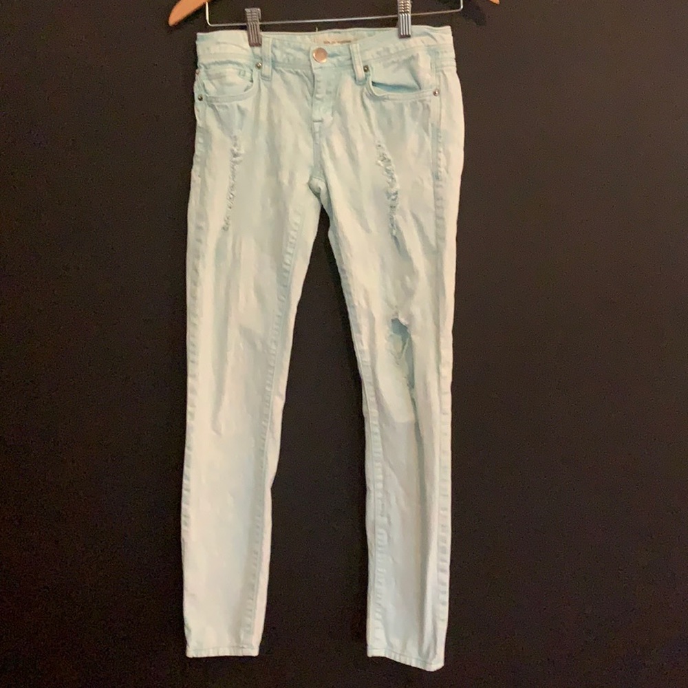 Life In Progress baby blue Jeans